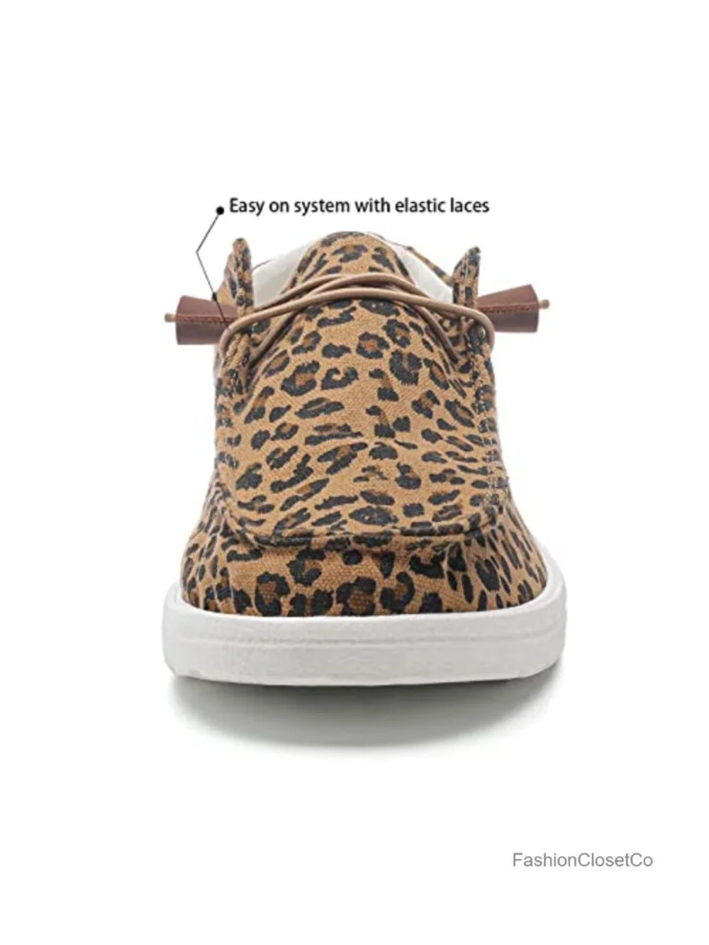 Lightweight Canvas Boat Shoes Slip-On Loafers for Women Breathable Comfort